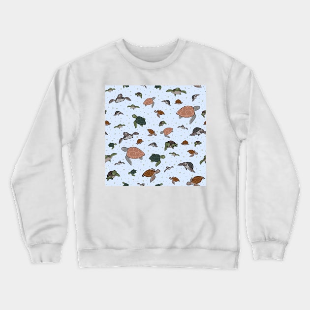 Sea Turtles Crewneck Sweatshirt by nemki